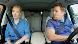 Iggy Azalea Takes A Break From Wedding Planning For Some Carpool Karaoke With James Corden