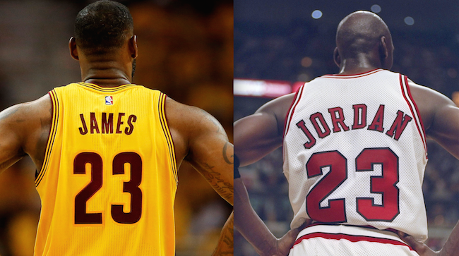 LeBron James, Michael Jordan