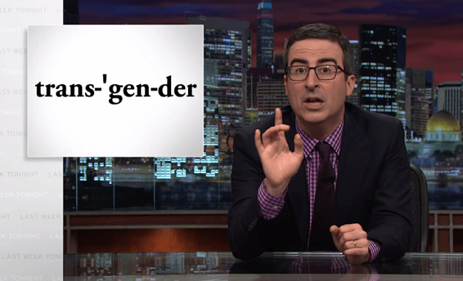 John Oliver Tackles Transgender Rights Like Using Public Restrooms