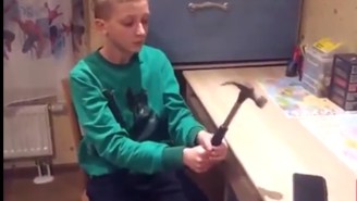 Watch As This Kid’s Phone Durability Test Doesn’t Go As Planned