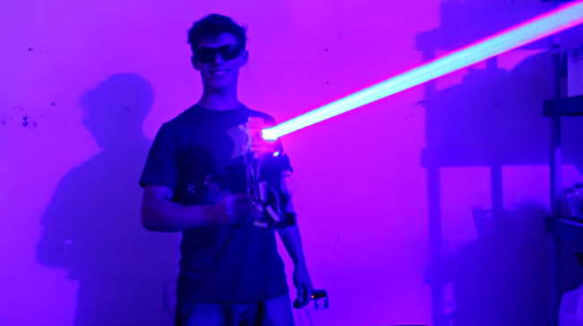 Watch A Highly Destructive 'Laser Shotgun' In Action | UPROXX