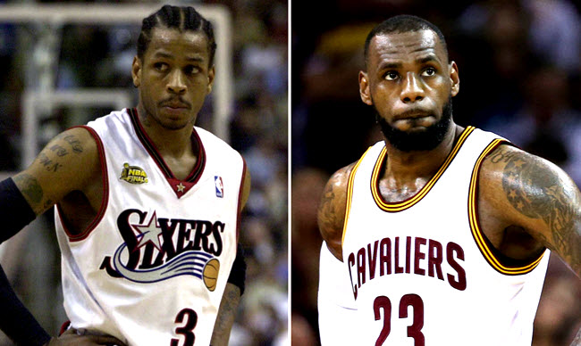 lebron james allen iverson