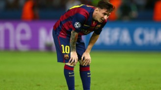Messi Head-Butted And Then Put His Hand On An Opponent’s Throat