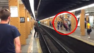 This Man Learned A Valuable Lesson About Jumping Over Subway Tracks