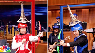Mark Wahlberg And Jimmy Fallon Pretty Much Played ‘Double Dare’ On ‘The Tonight Show’