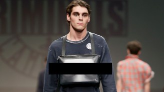 RJ Mitte Of ‘Breaking Bad’ Walked At A Milan Fashion Show Wearing Boobs On His Chest