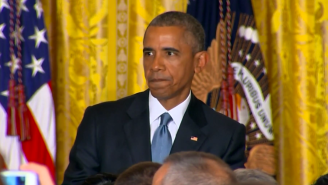 Watch President Obama Shut Down A White House Heckler: ‘You’re In My House’