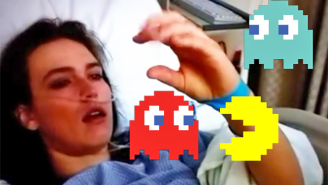 Watch This Girl Deal With An Emotional Case Of Pac-Man Fever Following Her Surgery