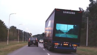 New Technology Makes It Possible To See Through A Semi Truck