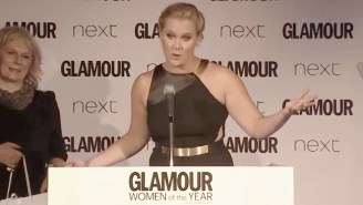 Watch Amy Schumer’s ‘Glamour’ Speech: ‘I’m 160 Pounds And Can Catch A Dick Whenever I Want’