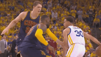 Steph Curry Dishes A Sweet Behind-The-Back Dime To Leandro Barbosa