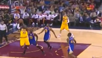 Marvel At LeBron James’ No-Look, Over-The-Shoulder Pass To Timofey Mozgov