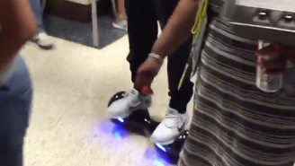 J.R. Smith Embodies The Cavaliers’ Sadness With His Hovertrax Exit