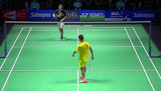 This May Be The Most Intense Badminton Rally Of All Time