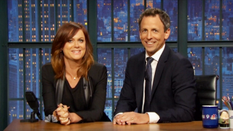 Amy Poehler Stopped By ‘Late Night’ For Another Round Of ‘Really!?!’