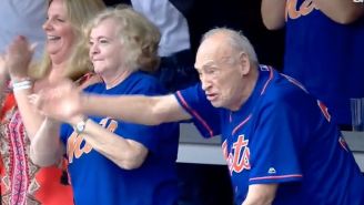 This Rookie’s Grandpa Is The Best Mets Fan On Earth
