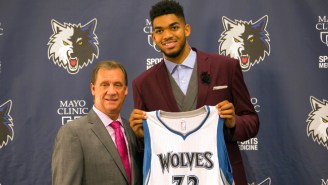 Watch No. 1 Pick Karl-Anthony Towns Show Off His Effortless 3-Point Range