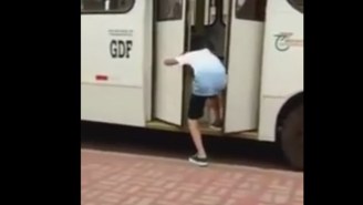 Watch This Kid Get His Comeuppance After Trolling The Bus Driver