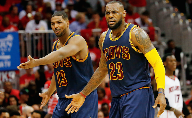 Tristan Thompson, LeBron James