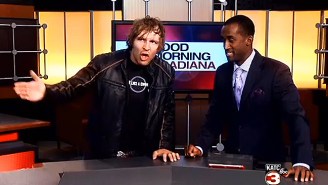 Watch Dean Ambrose Baffle A Local News Crew During A Gloriously Weird Morning Show Appearance