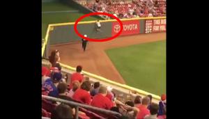Watch This Fan Rush The Field In Cincy And Somehow Escape Security