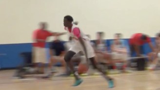 Watch Manute Bol’s 6-Foot-11, 15-Year-Old Son Handle The Rock Like A Guard