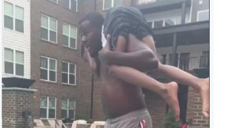 Here’s Ohio State QB Cardale Jones Attitude-Adjusting A Kid Into A Swimming Pool
