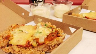 KFC Has Created A Pizza With A Fried Chicken Crust