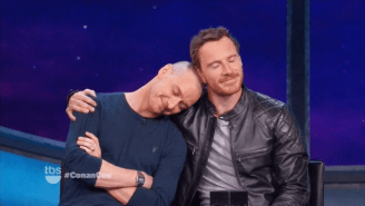 James McAvoy And Michael Fassbender Addressed Their Relationship On ‘Conan’