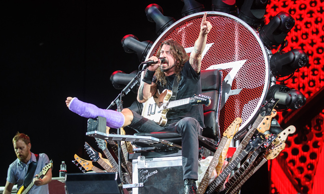 Foo Fighters Perform at the Foo Fighters 20th Anniversary Blowout