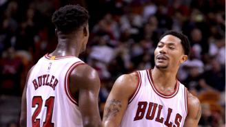 How Jimmy Butler So Badly Failed To Squash Rumors Of A Beef With Derrick Rose