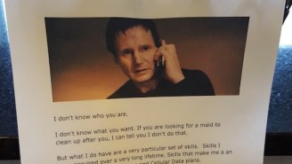 This Dad Just Wrote An Awesome, ‘Taken’-Inspired Threat To His Sloppy Teens
