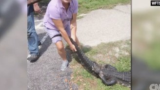 This Florida Woman Jumped Into A Pond After An Alligator To Save Her Dog