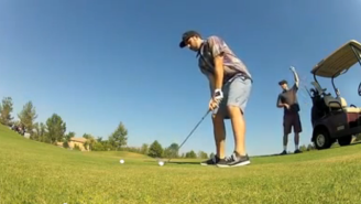 This Amateur Golfer Tries To Film His Tee Shot And Destroys His GoPro