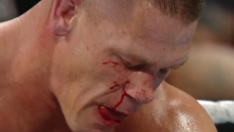 Watch John Cena Get His Nose Broken During The Main Event Of Raw