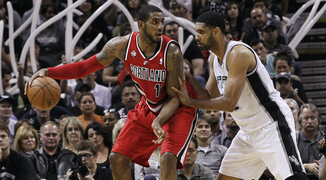 LaMarcus Aldridge, Tim Duncan