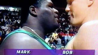 Here’s WWE’s Mark Henry In A Real-Life Slam Dunk Competition From The 90s