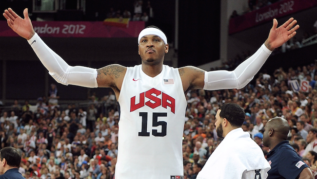 Team usa carmelo anthony shirt on sale