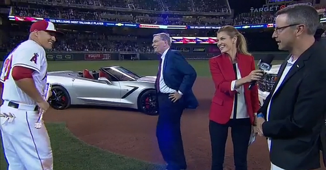 Mike Trout Wins The All-Star MVP Again And Gets Another Awesome Car