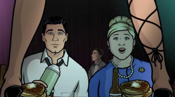 Pam Poovey - Archer - Strip Club With Archer