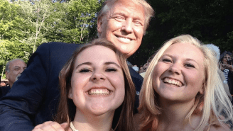 These Sisters Are Trying To Take A Selfie With Every Presidential Candidate