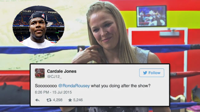 Ronda Rousey and Cardale Jones