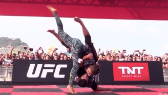 Watch Ronda Rousey Wreck People With Judo At The UFC 190 Open Workouts