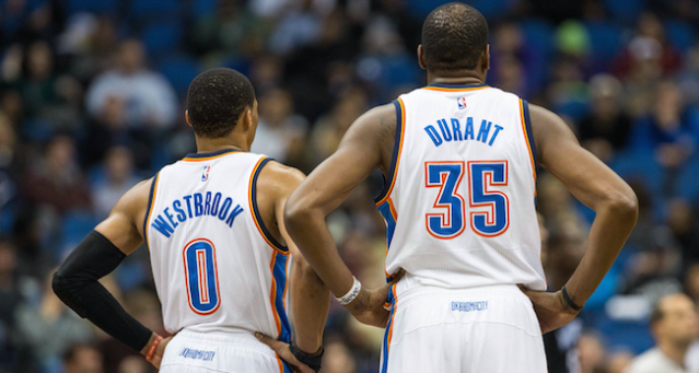 Kevin Durant Looks Healthy During This Workout With Russell Westbook