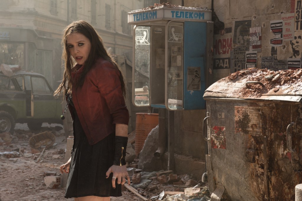 Scarlet Witch delivers a beating in our exclusive 'Age Of Ultron' clip