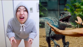 A Korean Fan Made A One Woman ‘Jurassic World’ Parody Trailer And It’s Equally Awesome And Weird