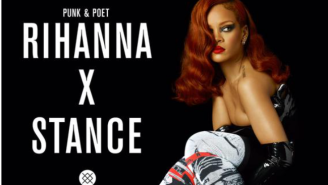 Official NBA Partner, Stance, Names Rihanna Creative Director