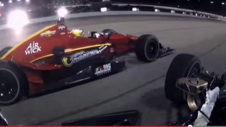 This IndyCar Racer Got Mad During A Race And Flipped Off Another Driver