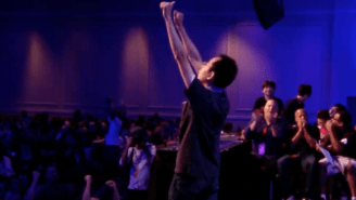Watch What Happens When This Gamer Celebrates A Victory A Bit Too Soon