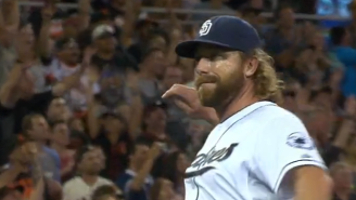 Watch This Padres Pitcher Throw Gum At A Batter For Flipping His Bat